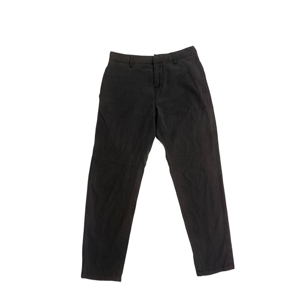 Women 2 Rails Grayson Charcoal Pants Straight Leg Chinos Trousers Ankle Cropped